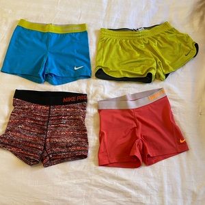 Nike Pros/Workout Shorts. Read For Sizes